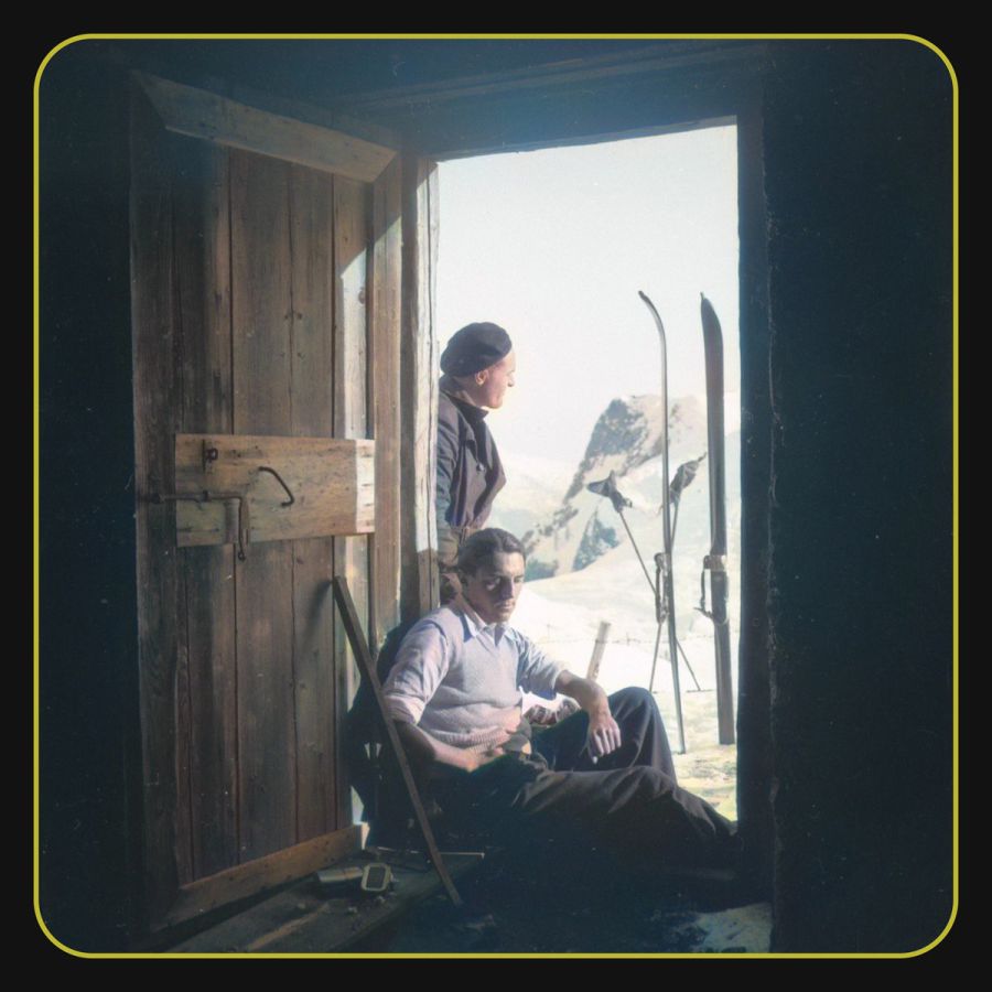 post nebbia pista nera